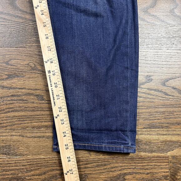 Chicos Boyfriend Ankle Jeans Womens 8R 1R Blue Mid Rise Stretch Denim Pants - Picture 8 of 10